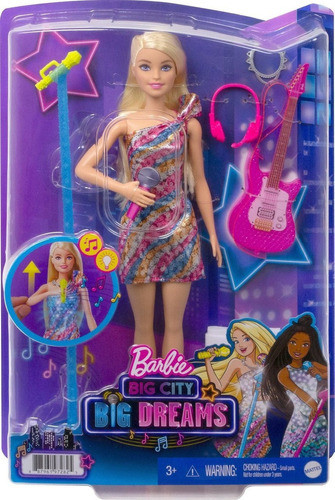 Boneca Barbie Big City Big Dreams Loira - Mattel 0