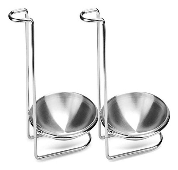 Soporte Para Cuchara, Portacucharas De Sopa Vertical De Acer 0