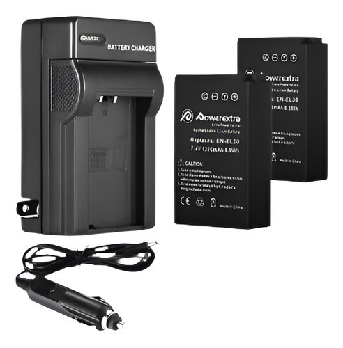 2 X Batería De En-el20a En-el20 Para Nikon 1 J1 J2 J3 Aw1 S1 0