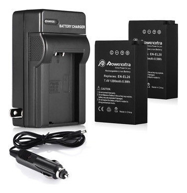 2 X Batería De En-el20a En-el20 Para Nikon 1 J1 J2 J3 Aw1 S1 1