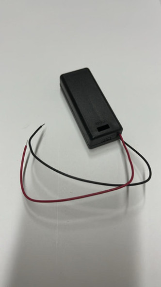 Portapila X 2aaa Con Tapa (sin Llave) 1