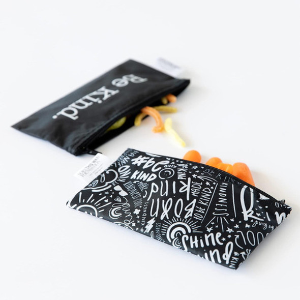 Bumkins Reutilizable Snack Bag Pequeño Paquete De 2, Bird 1