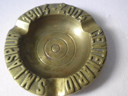 Cenicero Bronce S. M. Laspiur City Cordoba Centenario 1