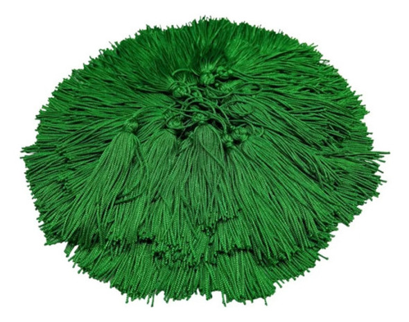 50 Franjas Pingente Verde Tassel Seda 0