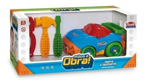 Carro Didático Monta E Desmonta Mãos A Obra - Usual 0
