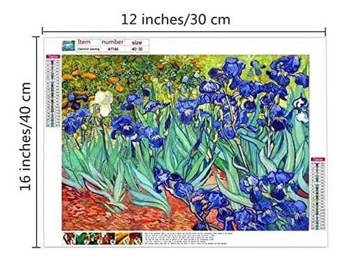 Pintura Con Diamantes 5d - 2 Cuadros Van Gogh 30x40cm 1
