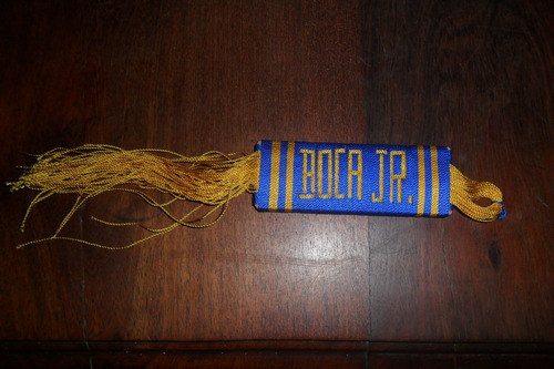 Boca Junio Llavero Colgante Tejido Retro Vintage Hilo Futbol 0