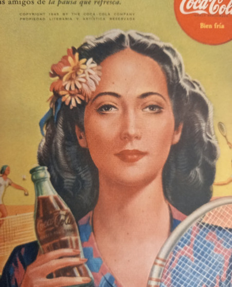 Coca Cola Año 1947.  2 Clippings Publicidad 1
