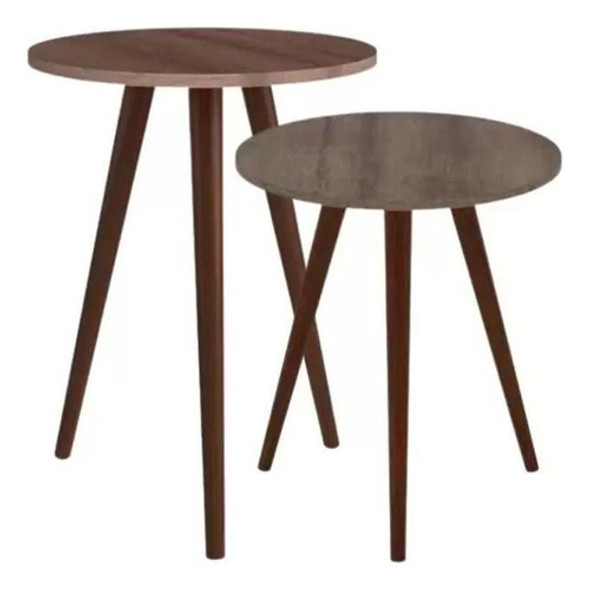 Mesa Lateral P/ Sala Rt152 2 Un Rustico - Movelbento 0