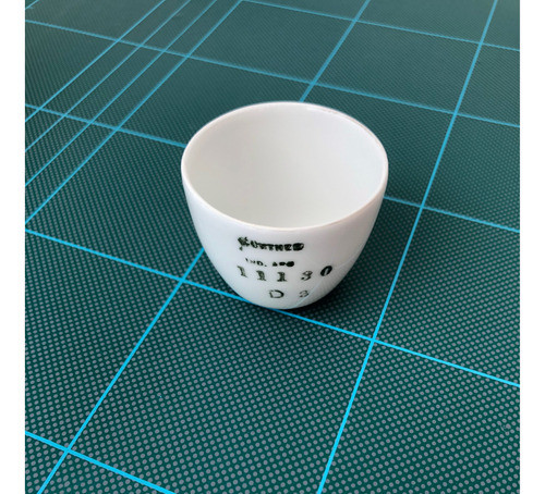 Crisol De Porcelana 30 Ml 0