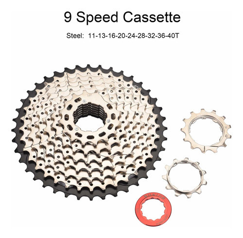 Besnin Bike Cassette And Freewheels 9s 11-40t 1