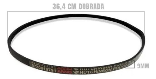 Correia Lavadora Arno Lavete Intense 10 Kg Original 1