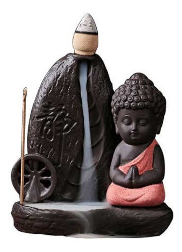 Incensário Cascata Buda Tathagata Decoração Feng Shui 189701 0