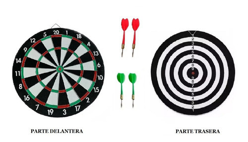 Juego Dardos Tiro Al Blanco 29cm Casa Valente 1