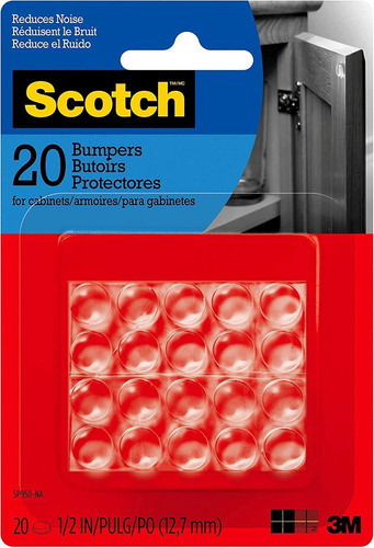 20 Protectores, Topes Autoadhesivos Para Puertas De Muebles 0