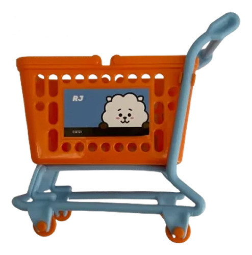 Mini Carrinho De Supermercado Decorativo Modelo Bt21 Rj 0