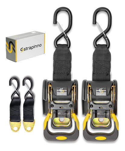 Strappino - 2 Correas De Trinquete Retractiles (1 7/8 Pulgad 0