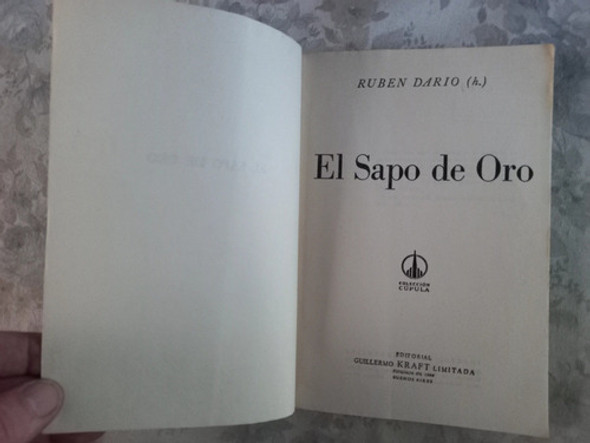 El Sapo De Oro - Ruben Dario (h) 1 El Sapo De Oro - Ruben Dario (h) 1