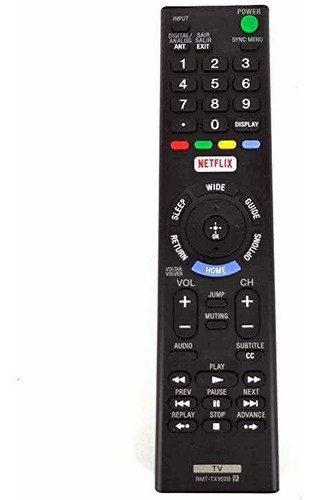 Control Remoto Rmt-tx102d Led P/ Sony Bravia Netflix Smart 1
