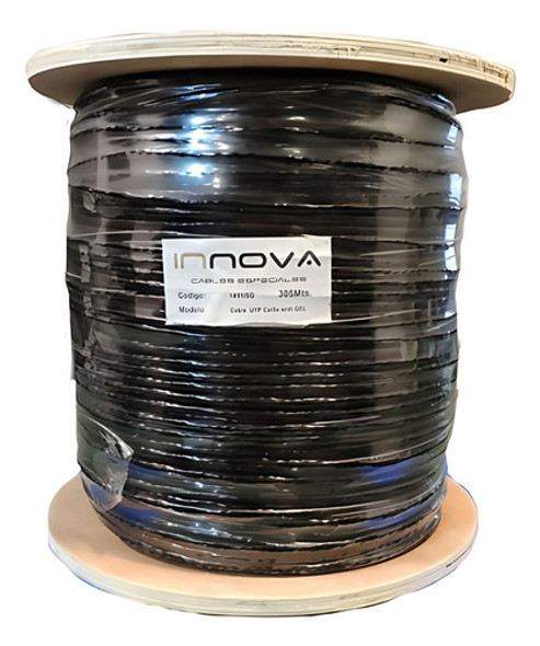 Cable Utp Cat 5e Exterior / Con Gel / 100% Cobre / 305 Mts | 0