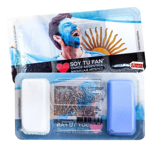 Pinta Cara Argentina X 10 Unidades (super Oferta) 0