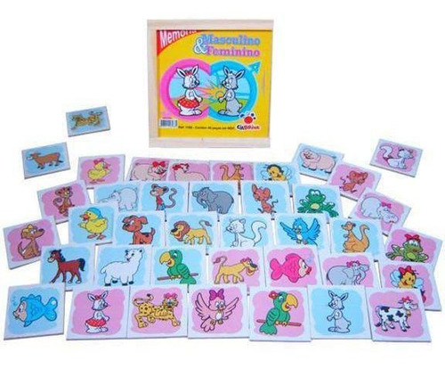 Jogo Da Memória Masculino E Feminino - Ciabrink 0