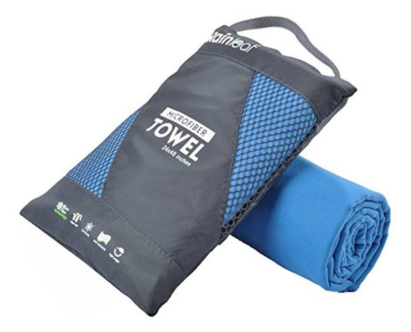 Toalla De Microfibra De Lluvia Perfecta Para Deportes Y Viaj 0