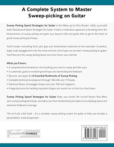 Book : Sweep Picking Speed Strategies For Guitar Essential.. 1
