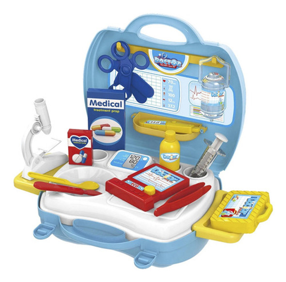 Juguete Valija De Doctor Set X 21 Piezas Para Transportar +3 0 Juguete Valija De Doctor Set X 21 Piezas Para Transportar +3 0