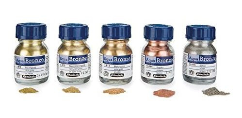 Pigmento Schmincke - Aqua-bronze, Oro Palido  20 Ml 1