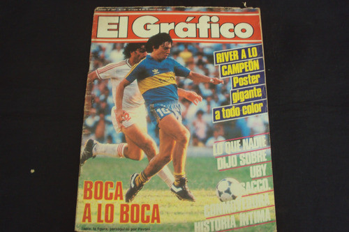 Revista El Grafico # 3467 - Tapa Boca A Lo Boca ( Tapia ) 0