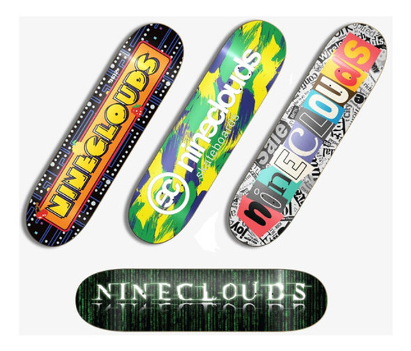 Shape Nineclouds 8.0 Va Blue - Skate Importado 0