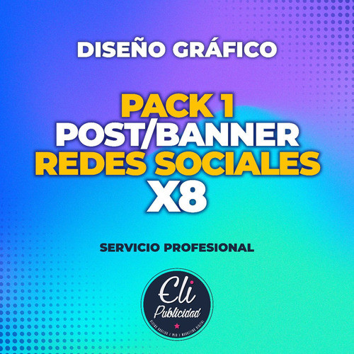 Imagenes Para Redes Sociales X 8 | Pack 2 Redes Diseño Mkt 0