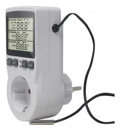 Termostato Temporizador Timmer Digital Sonda Cultivo Indoor 0
