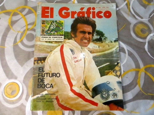 Revista El Grafico Nº 1728 Enero 72 Reutemann, Fangio, Bonav 0