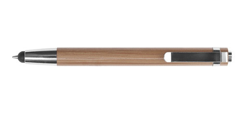 30 Bolígrafo De Madera Bambú Touch Grabado 0