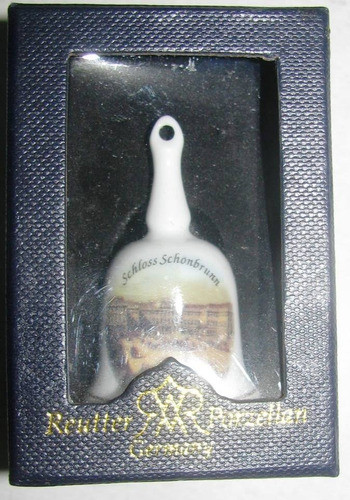 Mini Campana De Porcelana Con Estuche Coleccion!! 1
