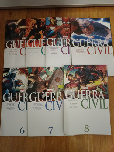 Cómic Guerra Civil Tomos 1,2,4,5,6,7y8 0