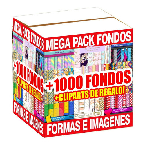 Mega Pack De Fondos, Formas E Imágenes Kit Premiun 0