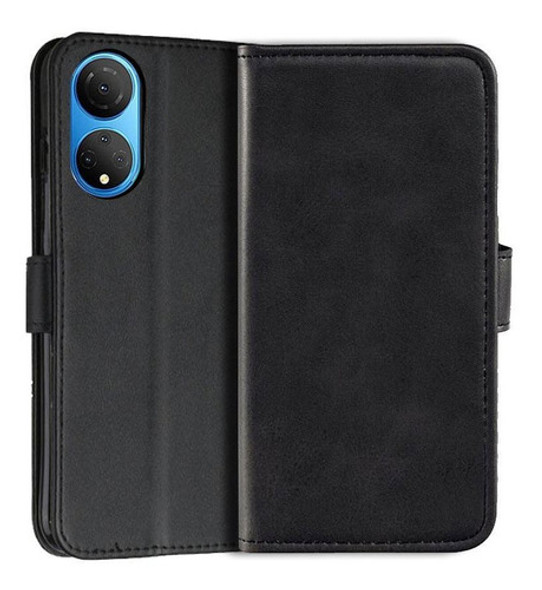 Estuche Protector Para Honor X7 X7a Billetera Negro 1