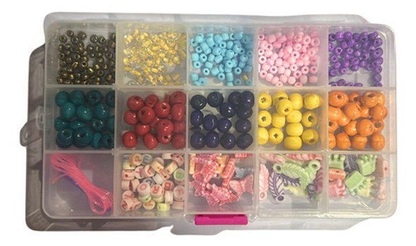 Kit Cuentas Para Niñas Armar Collares 1