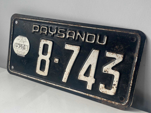 Matrícula Antigua Paysandu 1959 1