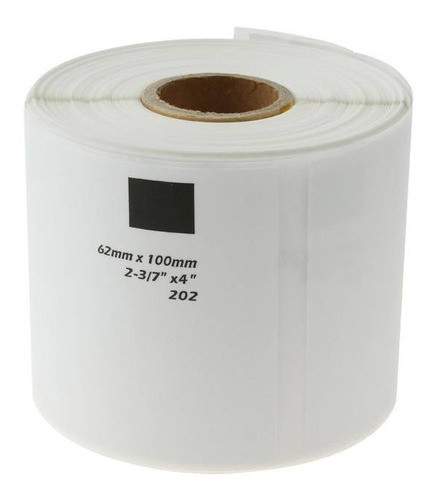 10 Rollos Dk 1202 62x100 Mm 300 Etiquetas Autoadhesiva Ql Dk 1