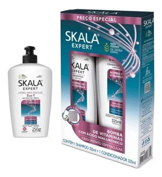 Skala Combo/crema De Peinar + Shamp&acond Bomba De Vitaminas 0 Skala Combo/crema De Peinar + Shamp&acond Bomba De Vitaminas 0