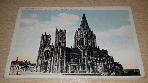 Postal Estados Unidos New York Catedral Of John The Divine 0