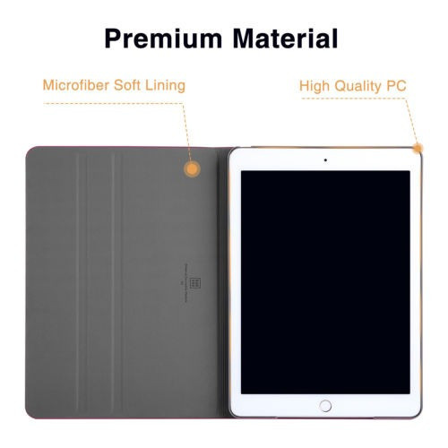 Ranvoo Para iPad Aire 2 Caso Auto Wake/sleep Ultra Slim DeLG 1