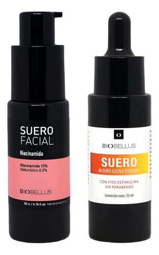 Suero Niacinamida Biobellus + Suero Bioregenerador 0