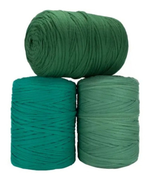 Trapillo En Madeja 1kg. Tonalidades Verdes 0