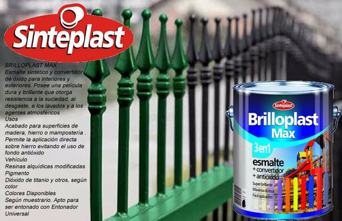 Convertidor Brillante 3 En 1 Color Negro X20 Litros Sintepla 0