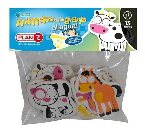 Animales Granja Al Agua Para Jugar En La Bañera 1